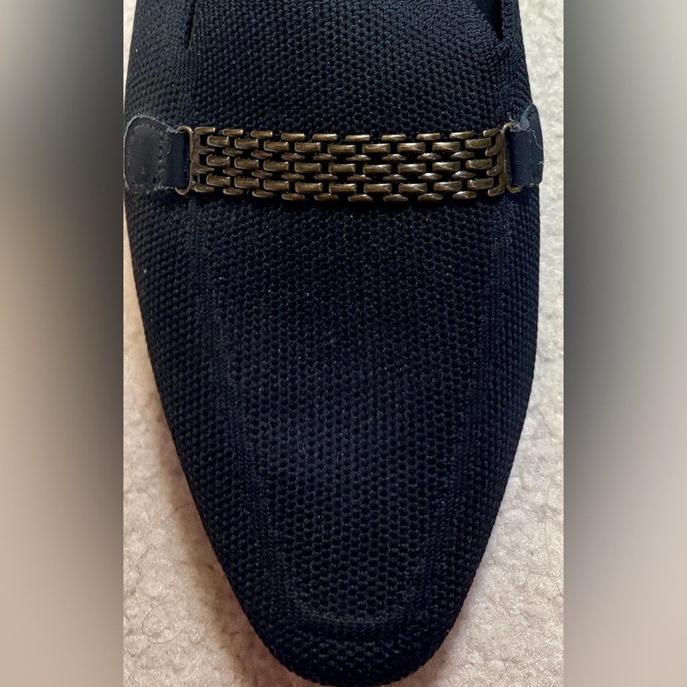 Skechers Black Loafers with Gold Accent - Picture 5 of 8